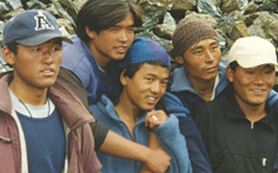 Sherpa team at Lukla
